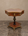 Napoleon III-Style Lobed Marquetry Centre Table — styled main view