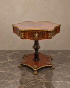 Napoleon III-Style Lobed Marquetry Centre Table — styled main view