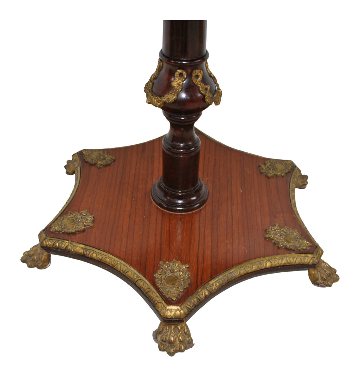 Napoleon III-Style Lobed Marquetry Centre Table — original detail view 2