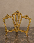 Rococo Gilt-Tone Three-Aperture Photograph Frame — styled main view