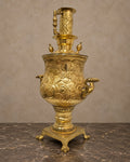 Embossed Brass Samovar — styled main view