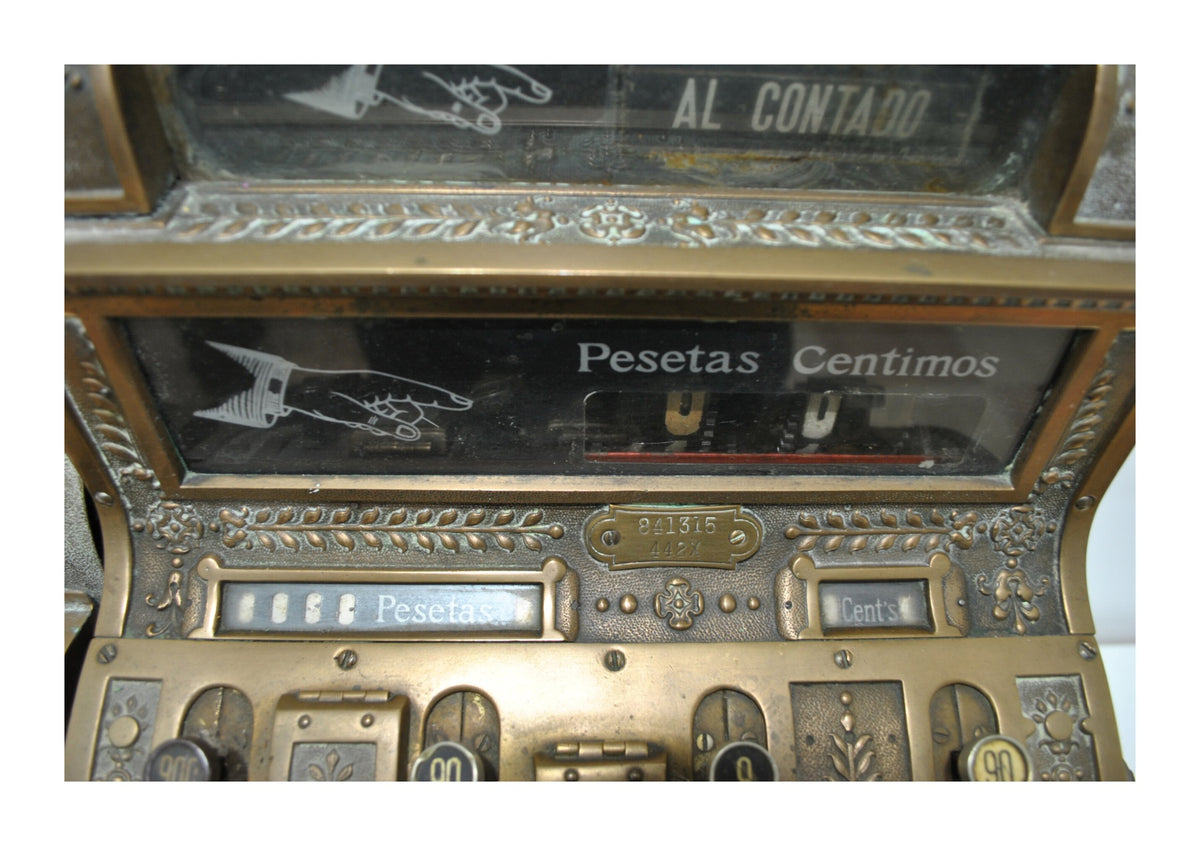Ornamental National Cash Register — original detail view 3