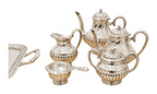 Silver-Plated Coffee and Tea Service with Tray — original detail view 1