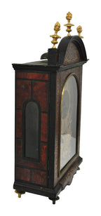 Ebonized Boulle-Style Mantel Clock with Bronze Mounts — original detail view 1