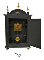 Ebonized Boulle-Style Mantel Clock with Bronze Mounts — original detail view 2