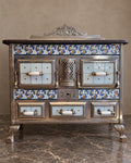 Early Twentieth-Century Cast-Iron and Tiled Range — styled main view