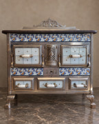 Early Twentieth-Century Cast-Iron and Tiled Range — styled main view