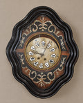 Ebonized Marquetry Oeil-de-Boeuf Wall Clock — Decorative — styled main view