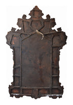 Large Baroque-Style Carved Giltwood Mirror — original detail view 1