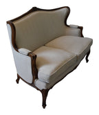 Louis XV-Style Carved-Wood Salon Suite in Ivory — original detail view 2