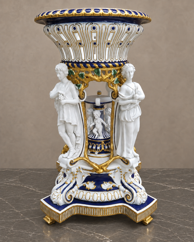 Four Seasons Porcelain Centrepiece