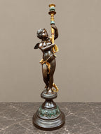 Bronze Angel with Torch — styled main photograph