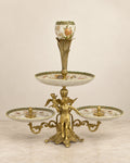 Two-Tier Porcelain Display Stand
